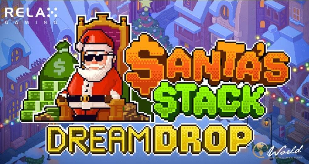 Santa's stack dream drop game logo