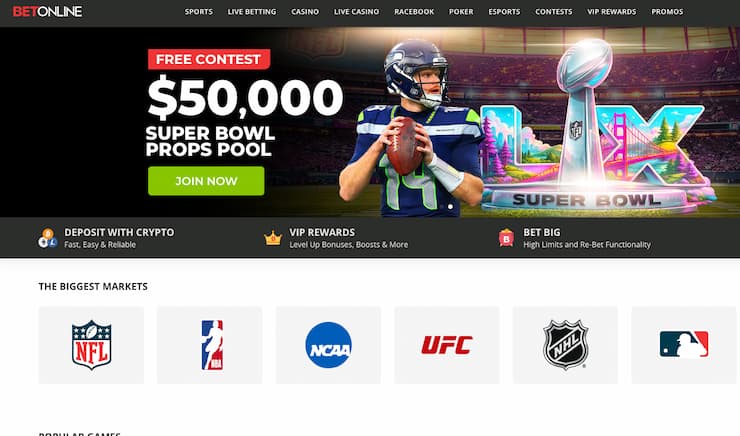 An image of BetOnline, one of the best betting apps