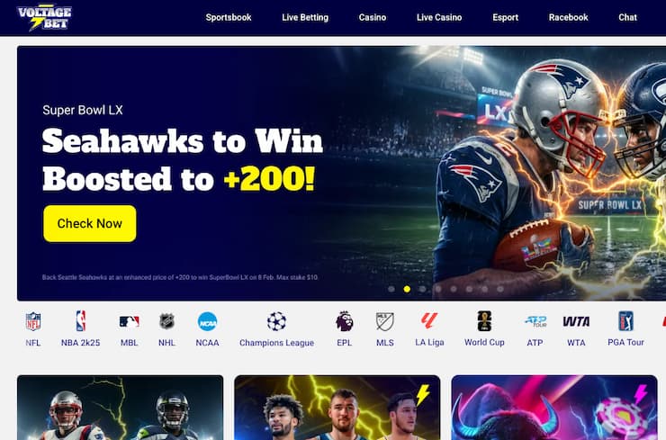 An image of VoltageBet, one of the best betting apps