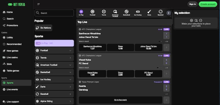 Betninja betting sites Australia showing Multiboost acca betslip on mobile